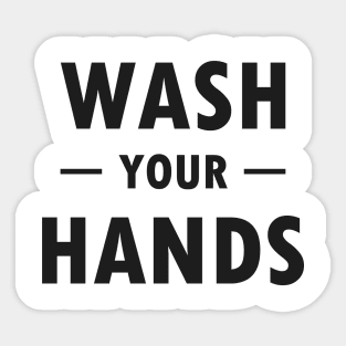 Wash Your hands Sticker